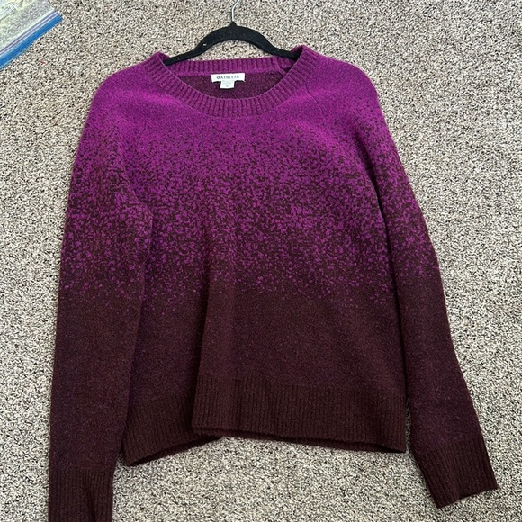 Athleta wool blend ombré sweater size medium - Picture 9 of 10